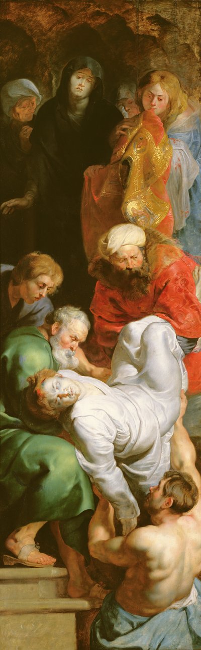 De Begrafenis van St. Stefanus, uit het Drieluik van St. Stefanus door Peter Paul Rubens